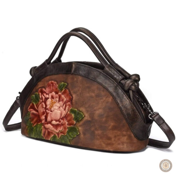 Sac à main tendance avec imprimé artistique