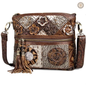 Sac à main en cuir style western Country