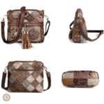 Accessoire mode en cuir, sac à main Country