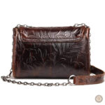 Sac western en cuir orné de fleurs artistiques
