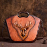 Sac à bandoulière élégant avec design de cerf