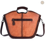 Sac en bandoulière au style western avec cerf décoratif