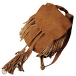 Sac à dos en cuir avec motifs country