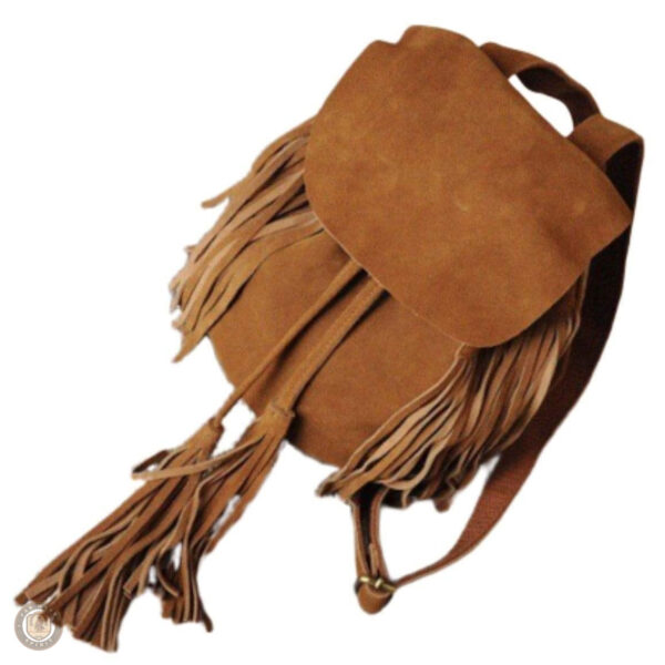 Sac à dos en cuir avec motifs country