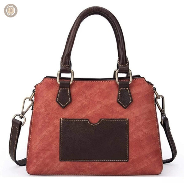 Accessoire en cuir à motifs floraux