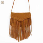 Sac western femme en cuir avec motifs décoratifs