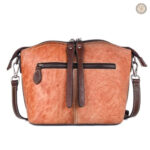 Accessoire en cuir, motif de fleurs, style western élégant
