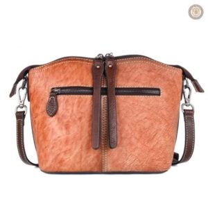 Accessoire en cuir, motif de fleurs, style western élégant