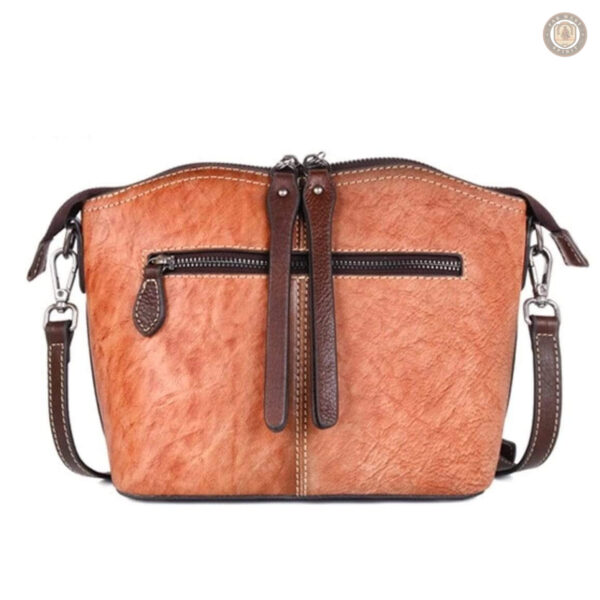 Accessoire en cuir, motif de fleurs, style western élégant