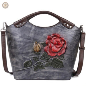 Sac floral en cuir avec motifs charmants pour la mode