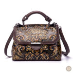 Sac à main chic avec imprimé floral coloré