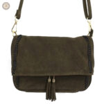Sac style western en cuir authentique