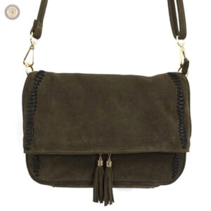 Sac style western en cuir authentique