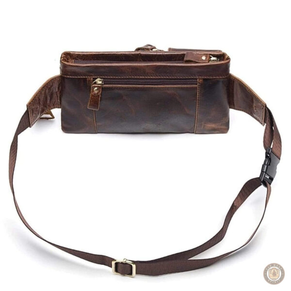 Sacoche ceinture en cuir avec design country élégant
