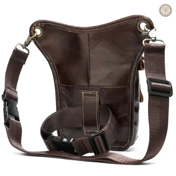 Sacoche western pour moto avec finitions soignées