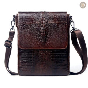 Sacoche Western en cuir authentique