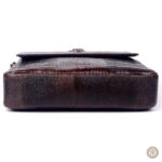 Sacoche cuir avec finitions soignées, style cow-boy