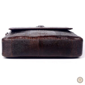 Sacoche cuir avec finitions soignées, style cow-boy