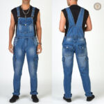 Salopette western homme style cowboy robuste
