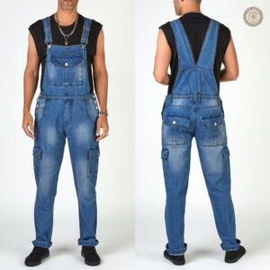 Salopette western homme style cowboy robuste