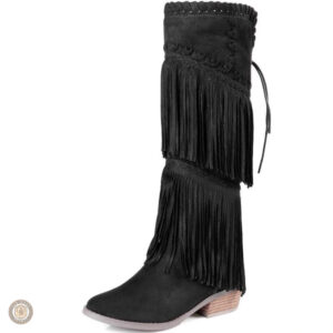 Bottes cowboy avec franges pour un look tendance