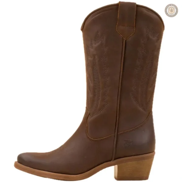 Santiags Basses Femme en style cowboy élégant