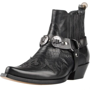 Santiags basses homme, style cowboy moderne
