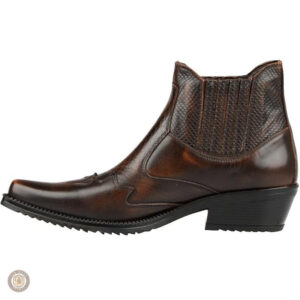 Bottes cowboy courtes pour homme, confort et élégance
