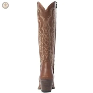 Bottes cowboy pour femme en cuir élégant