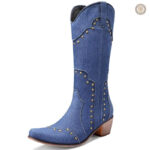 Bottes Cowboy pour Femme en Jean