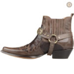 Low boots cowboy avec design authentique