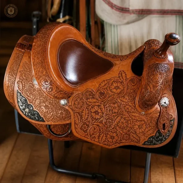 Selle d'équitation western Equi-D, taille 16,5 pouces