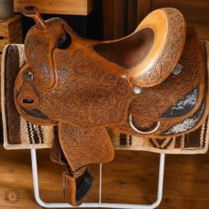 Selle d'occasion Equi-D, idéale pour le dressage western