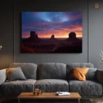 Tableau Coucher sur le Far West