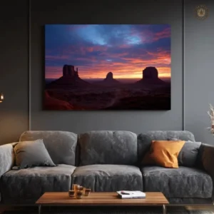 Tableau Coucher sur le Far West