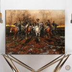 Tableau Western La Horde Sauvage