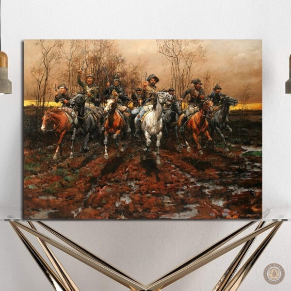 Tableau Western La Horde Sauvage