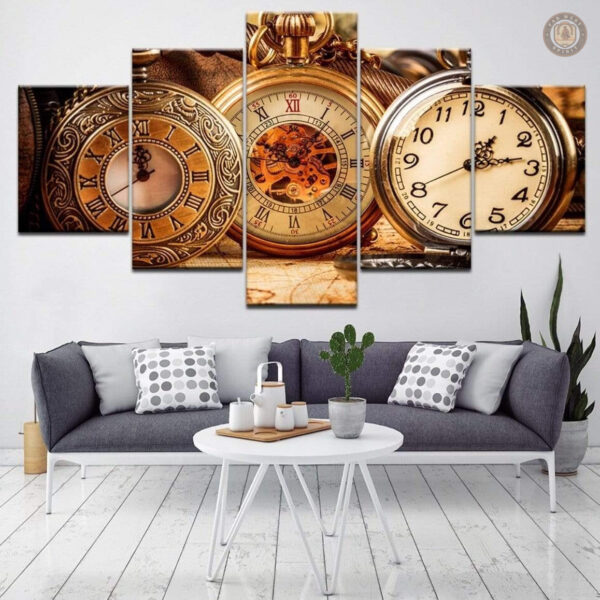 Tableau Montre à Gousset dans un style western