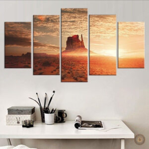 Peinture inspirée des paysages de Monument Valley