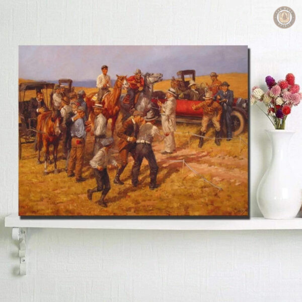 Tableau Chariot Western
