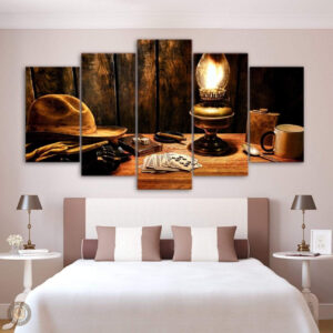 Tableau Western Saloon, peinture inspirée du Far West