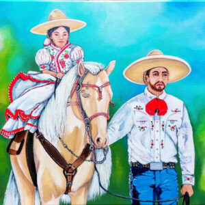 Peinture Western Charra Mexicana