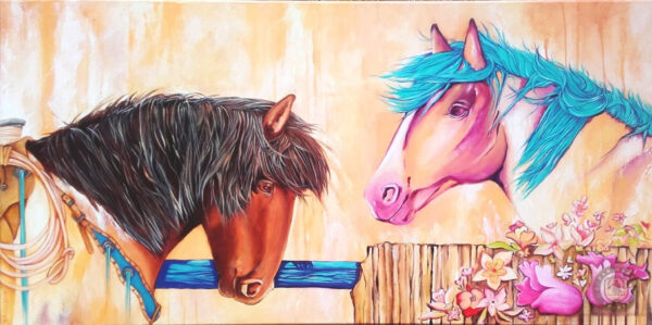 Peinture Mustangs