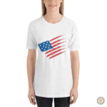 T-Shirt américain avec motifs country pour un look décontracté