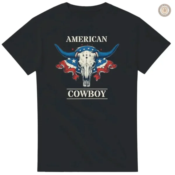 T-Shirt Cowboy américain en style western