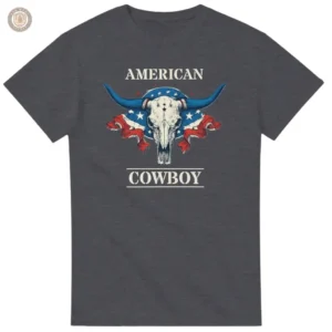 T-Shirt avec design inspiré des cowboys américains