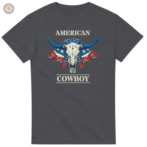 T-Shirt avec design inspiré des cowboys américains