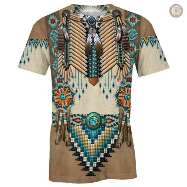 T-Shirt Amérindien avec motifs traditionnels