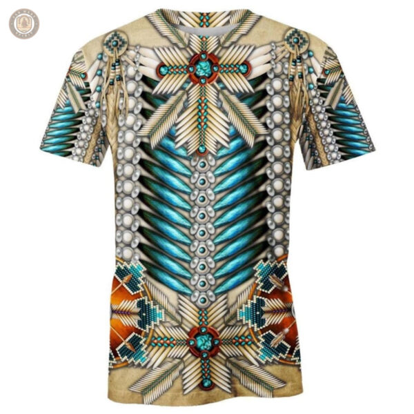 T-Shirt avec design amérindien coloré et unique