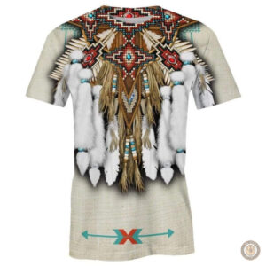 T-Shirt au style western, motifs amérindiens modernes